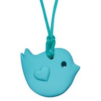 Munchables Little Bird - Sensory Chew Necklace (Aqua)
