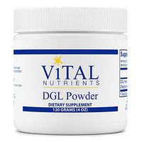 Vital Nutrients - DGL Powder - Licorice Extract to Support Healthy Stomach Lining and Digestive Tract - Gluten Free - Vegetarian - 120 Grams per Bottle