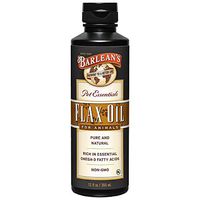 Barlean's Flax Oil for Animals, 12-Ounce Bottles (Pack of 2)