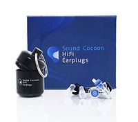 Sound Cocoon HiFi Ear Plugs - High Fidelity Hearing Protection Earplugs, Noise Reduction for Concerts, Musicians, Motorcycles, Shooters & More - Reusable with Carrying Case & Cord