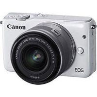 Canon EOS M10 Mirrorless Digital Camera with 15-45mm Lens (White) - International Version (No Warranty)