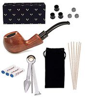 Tobacco Pipes for Smoking, Free Boy, 9mm Tobacco Pipe, Come with Pipe Filters, Pipe Cleaners, 3-in-1 Pipe Scraper, Pipe Metal Balls and Pipe Bits