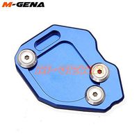 Frames & Fittings Kickstand Foot Side Stand Extension Pad Support Plate for F800GS F 800 GS 2008-2015 2008 2009 2010 2011 2012 2013 2014 2015 - (Color: Blue)