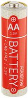 School Smart Alkaline AA Battery, Pack of 4