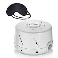 Marpac Dohm-DS All Natural Sound Machine & Zonoz Sleepy Eyez Lightweight Sleeping Mask (Grey)
