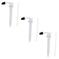 Monin - Syrup Pump, Only Compatible with 1 Liter Plastic Bottles of Monin Syrup, Tip Cover Included, Approximately ¼ fl oz Per Pump (3-Pack)