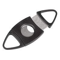 AMPM24Primeridian Practical Stainless Steel Round Head Cigar Cutter Portable Size Lightweight Cigar Cutter Scissors Tool with Plastic Handle