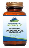 Wild Oregano Oil Capsules - 60 Vegan Caps – Now with 510mg Mediterranean Oil of Oregano