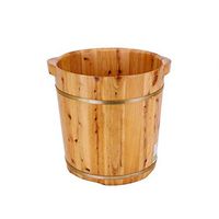 Foot Tub,Household Solid Wood Foot Bath Barrel,Cedar Wood Foot Soak Tub,Soaking Basin Tub,for Foot Massage Spa,Sauna Bath Nature,Hydro Massage