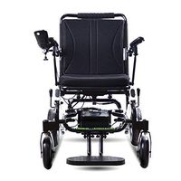 LiRongPing Motorized Wheelchair Electric Wheelchair Compact, Foldable Smart Portable Electric Wheelchair, Light Walker Suitable for The Elderly Ride Comfort