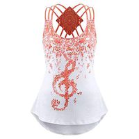 Adeliber Vintage t Shirts Kikisa Wanderlust O-Neck Tank Tops Women Letter Print Casual Sleeveless Vest T-Shirt