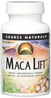 SOURCE NATURALS Maca Lift 600 Mg Vegetable Capsule, 60 Count