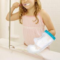 Kids Toddler Hand Cast Cover for Shower, Waterproof Cast Protector Watertight for Wrap Broken Hand Injury, Wrist Wounds, Fingers Surgery, Bandage When Bathing Keep Dry with PVC Material - 14Inch