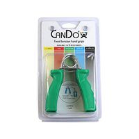 CanDo Hand Grips, Medium, Green, 12 lb