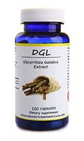 Hekma Center DGL Extract of Licorice - Glycyrrhiza Glabra - 100 Capsules for Digestive Health - Vegan
