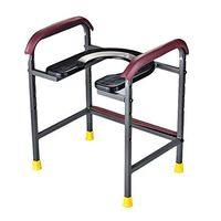 LMEIL Bathroom Handrail Toilet Handrail,Safety Rail Home Barrier Non-Slip Handrail, Drop Arm Commode, Bedside Commode, for Elderly Pregnant Women