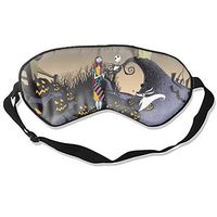 Nightmare Before Christmas Sleep Mask,Deep Rest Eye Mask with Adjustable Head Strap, Sleep Satisfaction Guaranteed, Sleep Anywhere, Anytime