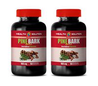 Super antioxidant Supplement - Pine BARK Extract - Cholesterol lowering Products - 2 Bottles 180 Capsules