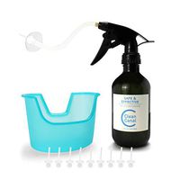Clean Canal Ear Wax Cleaner Tool, Safely and Gently Cleans Ear canals, Effectively Remove Earwax buildup. Removal kit Including one Catch Basin, one Washer Bottle and 10 Disposable Tips.