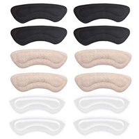Heel Cushion Inserts Heel Grips Heel Pads - Reusable Self-Adhesive Shoe Inserts Liners for Men and Women's Loose Shoes, Shoe Pads for Preventing Heel Slipping, Rubbing, 6 Pairs