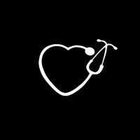 856store Big Promotion Fashion Heart Stethoscope Truck Car Stickers Rearview Window Decals Decoration