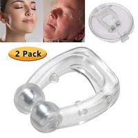 Cofolife Snore Stopper with Box 2 Pcs Magnetic Anti Snoring Nose Clips Silicone Stop Snoring Dilators for Snore Solution Breathe Aid