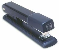 Charles Leonard Full Strip Stapler, Metal with Non-Skid Base, Black, 1 Each (82210)