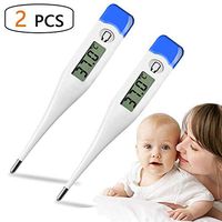 Digital Thermometer for Adults and Kids, Accurate and Fast Readings with Fever Indicator, High Precision Rectal Oral and Underarm Medical Thermometer (2 Pack)