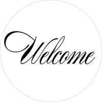 80-2” White Welcome Stickers, Wedding Welcome Stickers, Wedding Favor Bag Sticker Labels