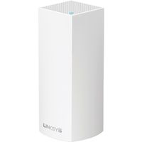 Linksys Velop Tri-Band Home Mesh WiFi System - WiFi Router/WiFi Extender for Whole-Home Mesh Network (1-pack, White)