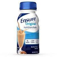 Ensure Original Nutrition Shake With 9g of Protein, Meal Replacement Shakes, Butter Pecan, 8 Fl Oz, 24 Count