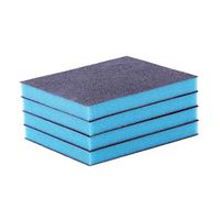 UPKOCH Sponge Scouring Pad Cleaning Scrub Sponges Emery Sponge for Kitchen Dishes Pan Pot Descaling Sponge Wiping Brushes Scrubber 4pcs