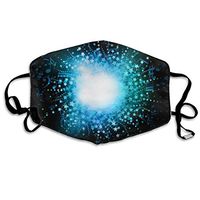 Women & Men Earloop Half Face Mouth Ma.SKS Mouth Ma.sk Dustproof - Premium Windproof Camping Cool Mouth Ma.sk for Kids Youth Boys Girls (Galaxy Music Notes)