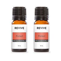 REVIVE Essential Oils PROTECT 2 Pack - 100% Pure Therapeutic Grade, For Diffuser, Humidifier, Massage, Aromatherapy, Skin & Hair Care - Cruelty Free - Unrefined Oils With No Fillers.