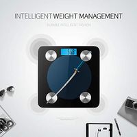 LYAOE Bluetooth Body Fat Scale Katana Sword Icon Smart Wireless Scale with LCD Display Measuring Body Weight Bmi and Health Digital Scale