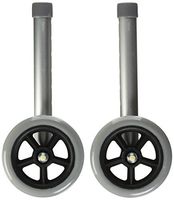 NOVA Medical Products 410si Wheels for 4070/4090, Silver/Black, 5 Inch