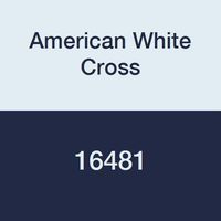 American White Cross Blue Metal Detectable Adhesive Strips, Sterile, Lightweight 2" x 3" Patch Bulk, 1 per Pack, 1500 Pack per Case (Pack of 1500)
