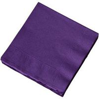 Purple Beverage Napkins 30 ct.