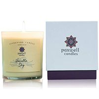 Paxwell Candles Scented Candles - Vanilla Sky - Gift Sets for Women - 9 oz 50 Hour Burn Time - Aromatherapy - All Natural 100% Soy Wax - Relaxing and Calming Gift Boxed - Non-Toxic Fragrance