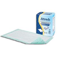 Attends 36" x 23" Bed & Chair Protectors - 15 In A Pack - Disposable Sheets for Incontinence
