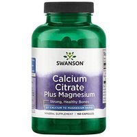 Swanson Calcium Citrate Plus Magnesium 150 Capsules