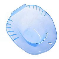 YAOBAO Sitz Bath Over-The-Toilet Perineal Soaking Bath with Flusher, for Hemorrhoidal Relief, Pregnant Women,The Elderly, Post-Episiotomy Patients and Sedentary Worker,Blue