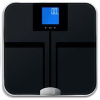 EatSmart Products Digital Body Fat Scale with Auto Recognition Technology, One Size, Black