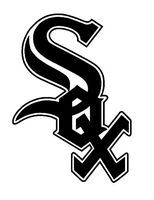 MLB Baseball Chicago White Sox, White, 8 Inch, Die Cut Vinyl Decal, For Windows, Cars, Trucks, Toolbox, Laptops, Macbook-virtually Any Hard Smooth Surface