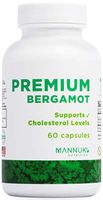 Clean Citrus Bergamot Capsules 500mg, 52% Polyphenols, No Common Fillers, No Silica, No Magnesium Stearate, No Silicon Dioxide -Natural Alternative to Traditional Cholesterol Lowering Products, 60
