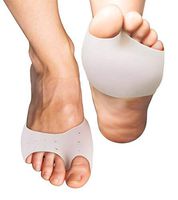 Dr.Pedi Half Toe Metatarsal Foot Pads Silicone Gel Padded Cushions Insole Ball of Foot calluses Support