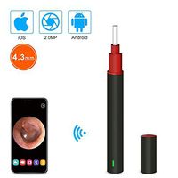Otoscope 3.9MM WiFi Ear Cleaner Wireless Ear Inspection Camera with 6 LED for Ear Wax Removal for iPhone Android