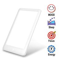 Happy light ,Happy Lamp with UV-Free 10000Lux Brightness,Touch Control bright light,3 Adjustable Brightness Levels Day Light Lamps for Office,Home