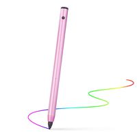 Active Stylus Pen，Wuudy Adjustable Fine Point Stylus Providing Accurate/High Sensitive Writing and Drawing Experience for iPad/iPhone/Android and Other Touchscreen Devices.(Pink)