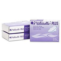 Naturelle Plus 25189973 Sanitary Napkins w/Wings, Dispenser Refill, 250/CT, White